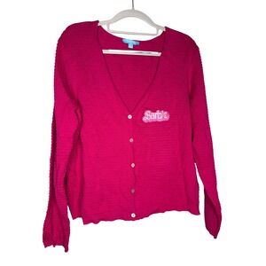 Draper James RSVP pink Barbie cardigan sweater‎